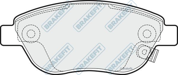 APEC BRAKING Piduriklotsi komplekt,ketaspidur PD3214